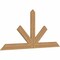 Ekena Millwork Saratoga Timber Gable Bracket, Western Red Cedar, 84"W x 38"H x 1 1/2"D x 5 1/2"F, 11/12 Pitch GBW084X38X0206SAR00SWR - alternate 3